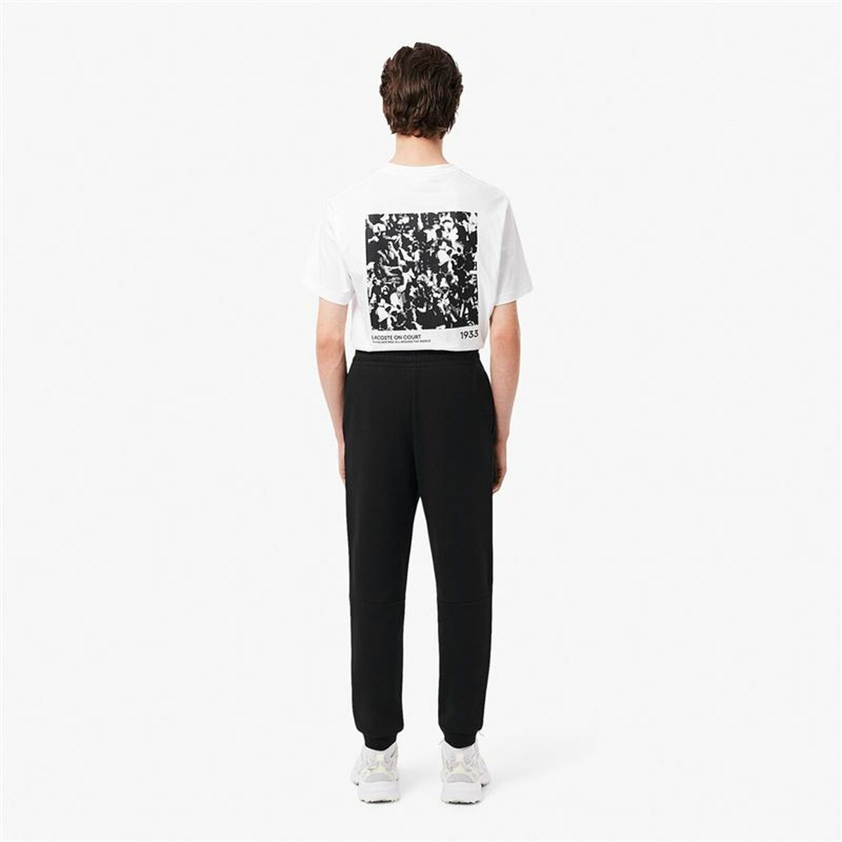 Long Sports Trousers Lacoste Core Performance Black Men-7