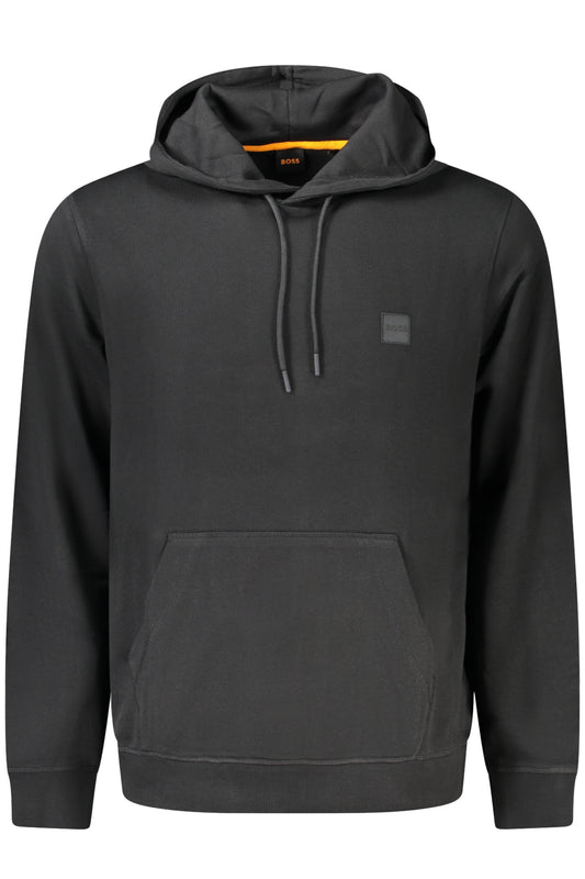 BOSS MEN'S BLACK ZIP-UP SWEATSHIRT-0