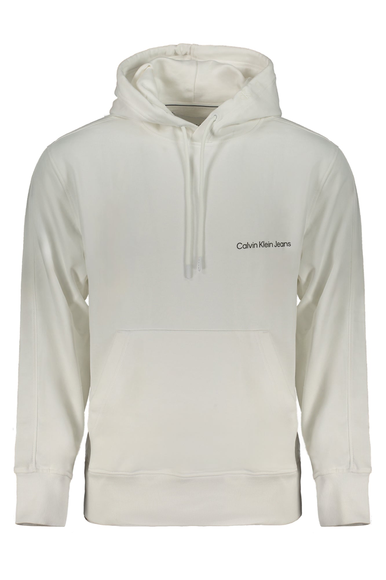 CALVIN KLEIN MEN'S WHITE ZIPLESS SWEATSHIRT-0