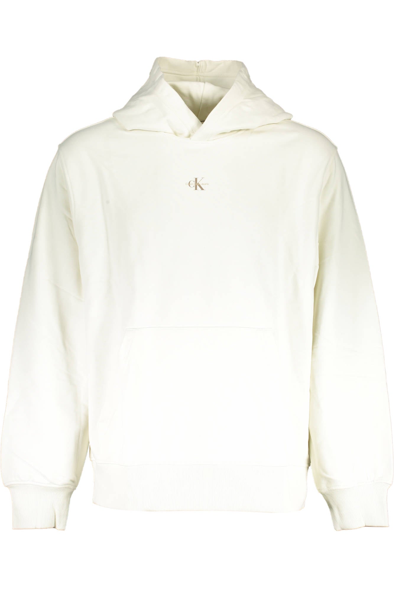 CALVIN KLEIN WHITE MEN'S SWEATSHIRT WITHOUT ZIP-0