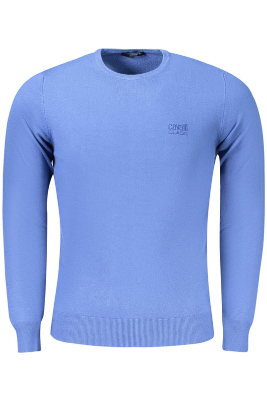 CAVALLI CLASS MEN'S BLUE SWEATER-0