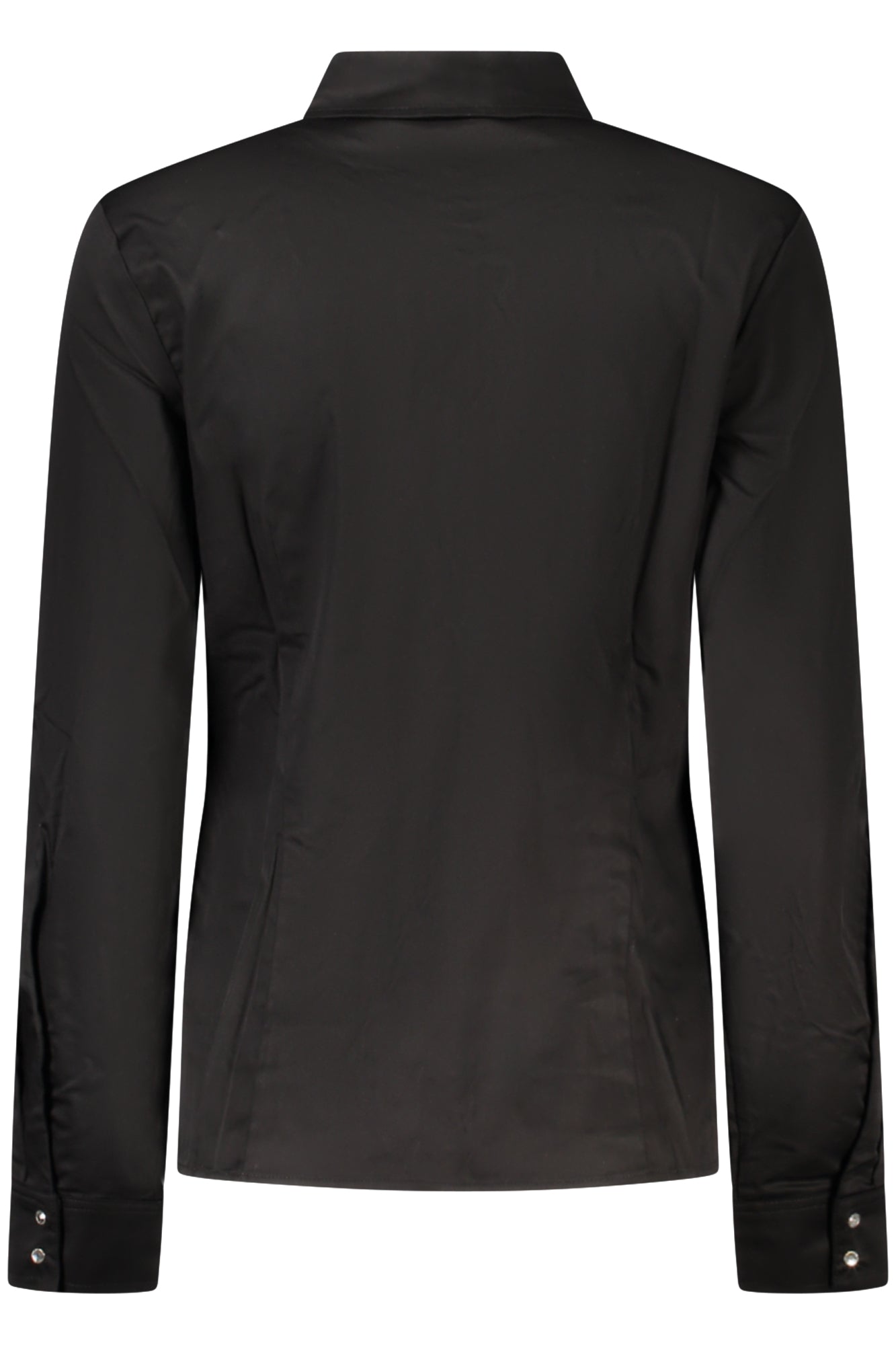 GUESS JEANS LONG SLEEVE SHIRT WOMEN BLACK-1