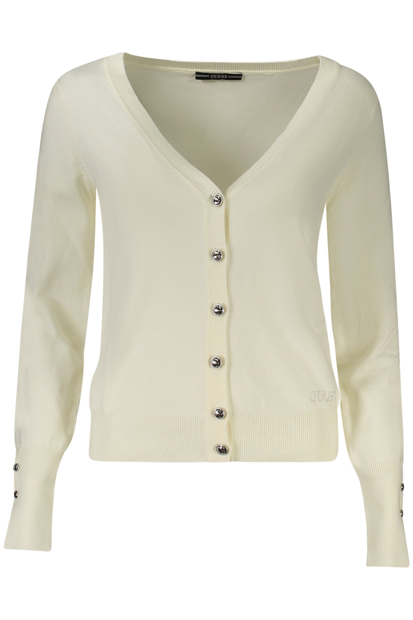 GUESS JEANS WOMEN'S CARDIGAN WHITE-0