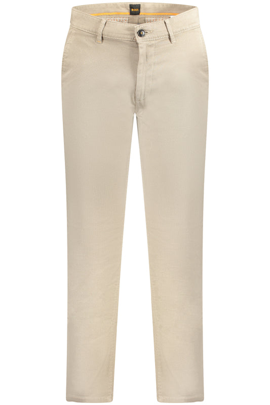 HUGO BOSS MEN'S TROUSERS BROWN-0
