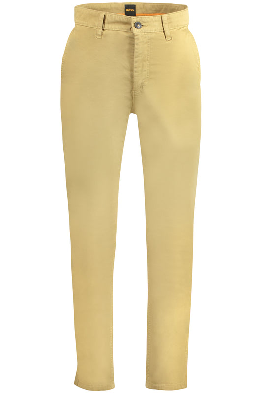 HUGO BOSS MEN'S TROUSERS BROWN-0