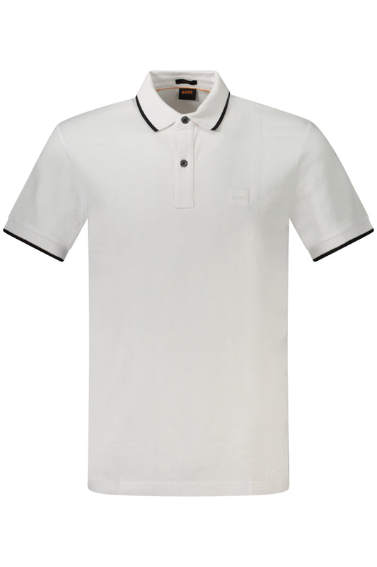 HUGO BOSS POLO SHORT SLEEVE MEN WHITE-0