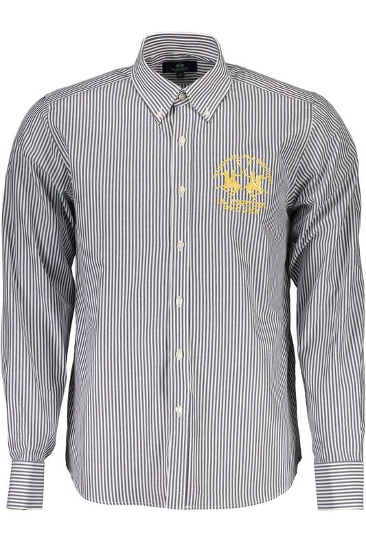 LA MARTINA LONG SLEEVE SHIRT MEN BLUE-0
