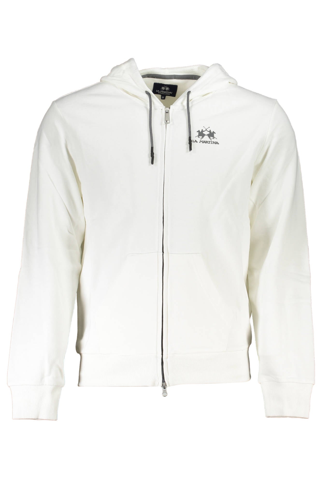 LA MARTINA MEN'S WHITE ZIP SWEATSHIRT-0