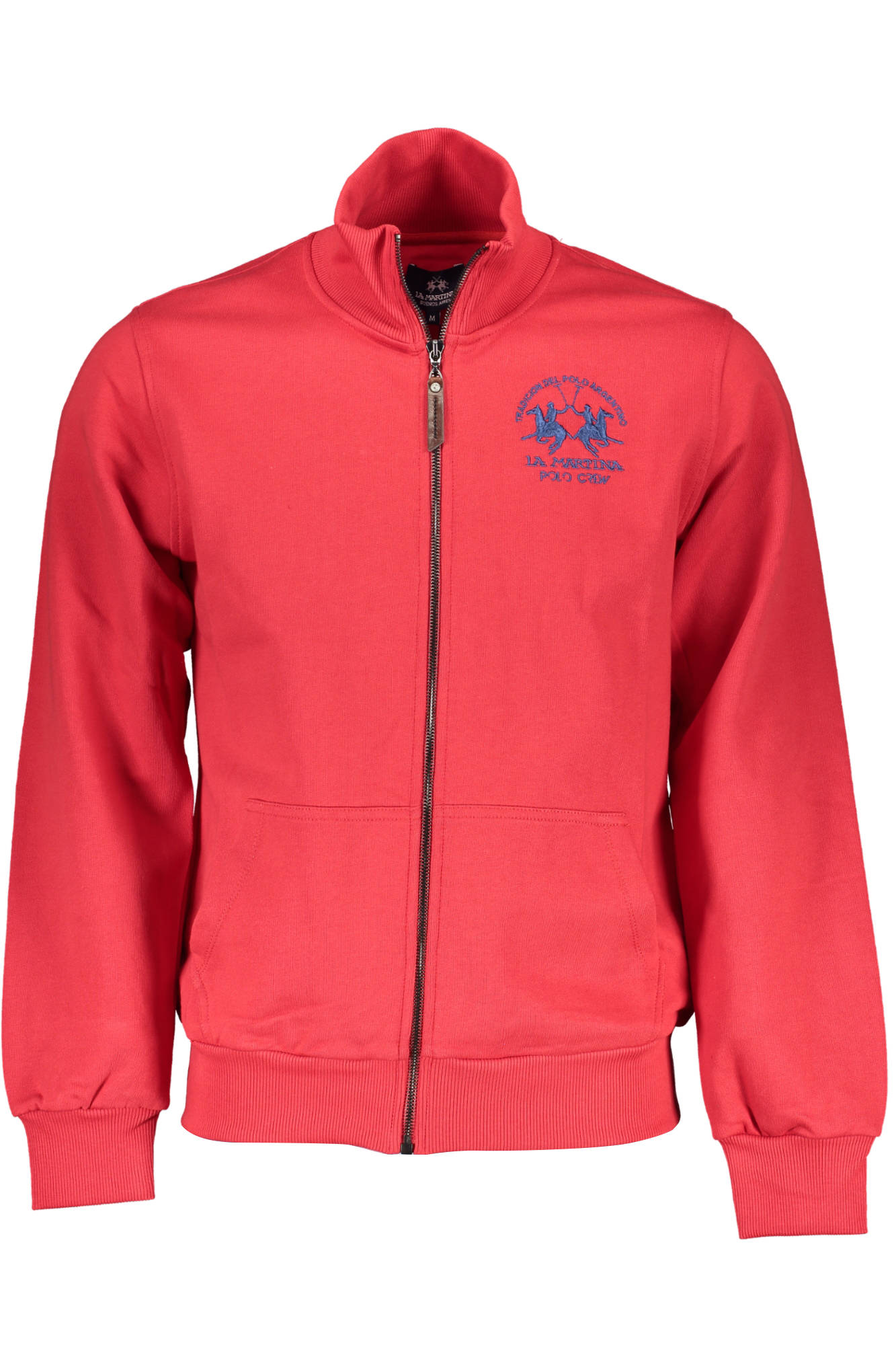 LA MARTINA RED MEN'S ZIP-UP SWEATSHIRT-0