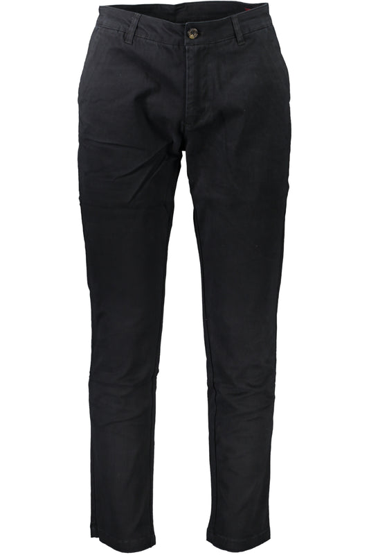 LA MARTINA BLACK MEN'S TROUSERS-0