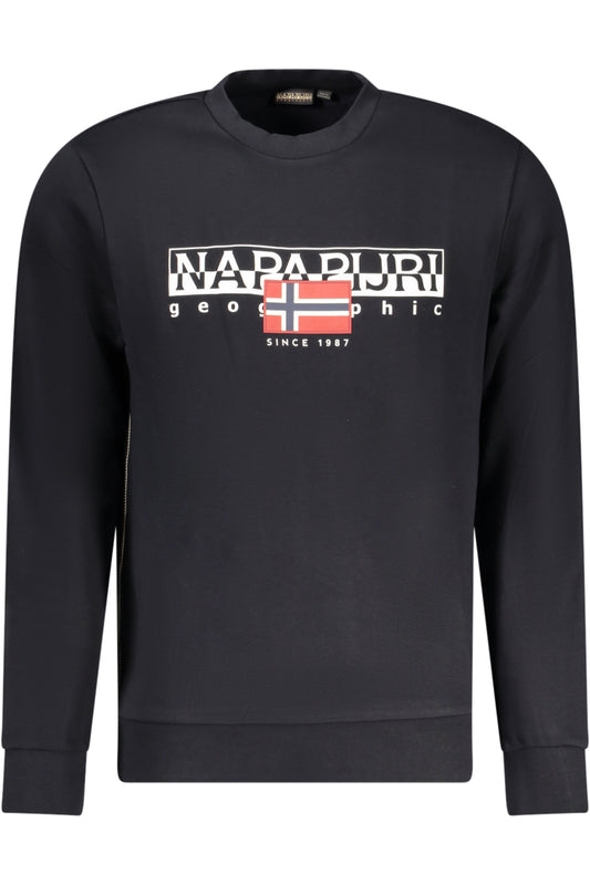 NAPAPIJRI SWEATSHIRT WITHOUT ZIP MEN BLACK-0