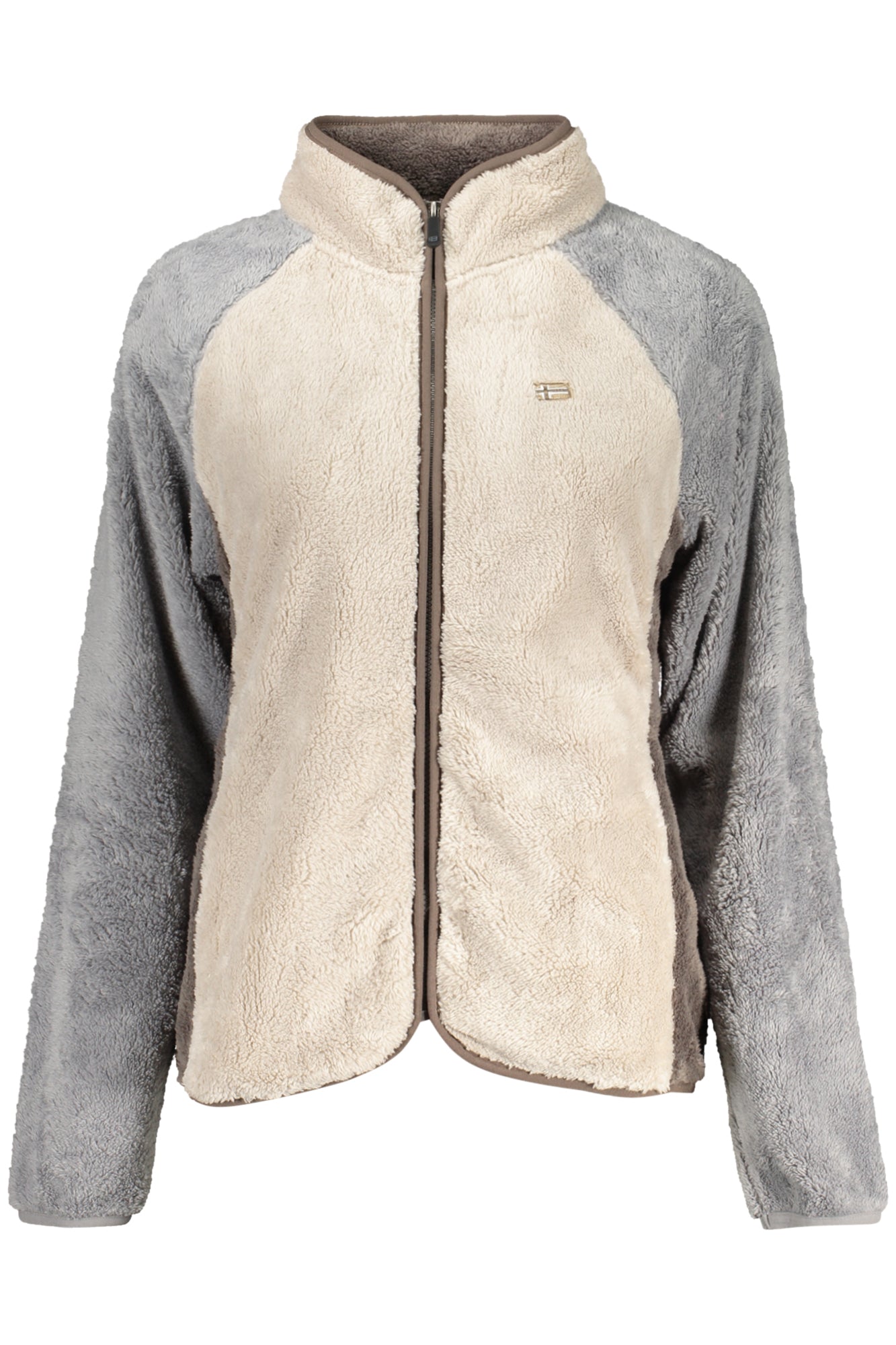NORWAY 1963 WOMEN'S BEIGE ZIP-UP SWEATSHIRT-0