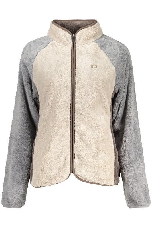 NORWAY 1963 WOMEN'S BEIGE ZIP-UP SWEATSHIRT-0