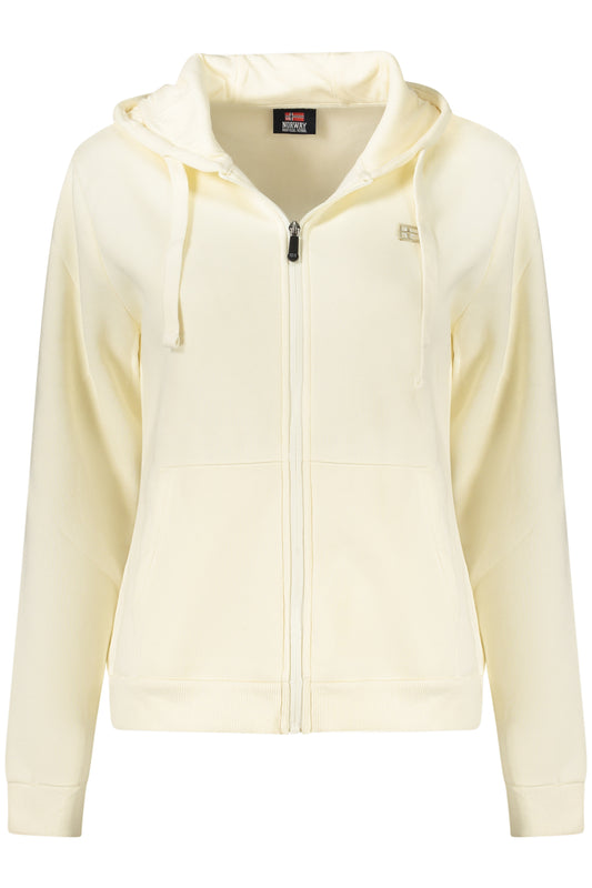 NORWAY 1963 WOMEN'S WHITE ZIP-UP SWEATSHIRT-0
