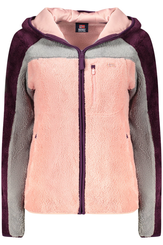 NORWAY 1963 WOMEN'S PINK ZIP-UP SWEATSHIRT-0