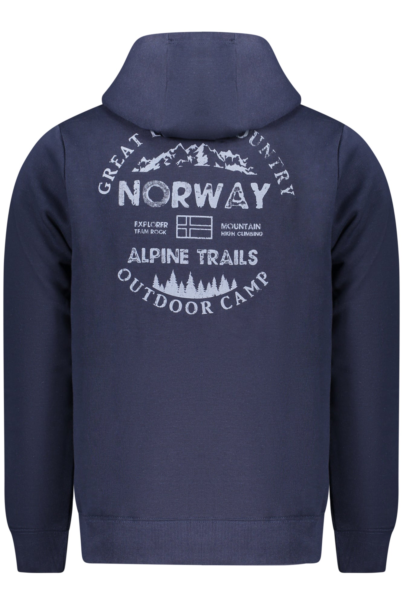 NORWAY 1963 MEN'S BLUE ZIP-UP SWEATSHIRT-1