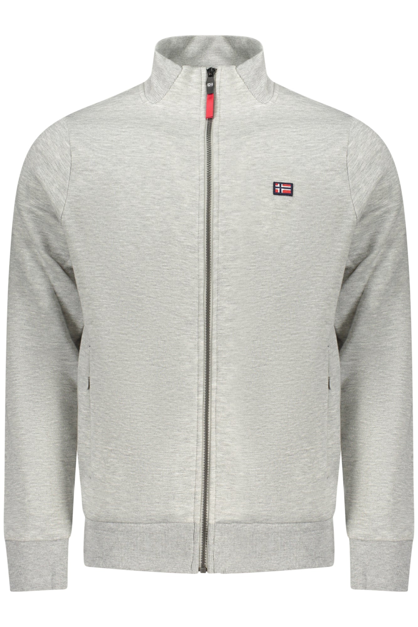 NORWAY 1963 MEN'S GRAY ZIP-UP SWEATSHIRT-0