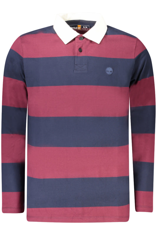 TIMBERLAND MEN'S LONG-SLEEVE POLO SHIRT, RED-0