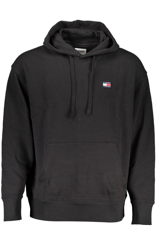 TOMMY HILFIGER MEN'S BLACK ZIPLESS SWEATSHIRT-0