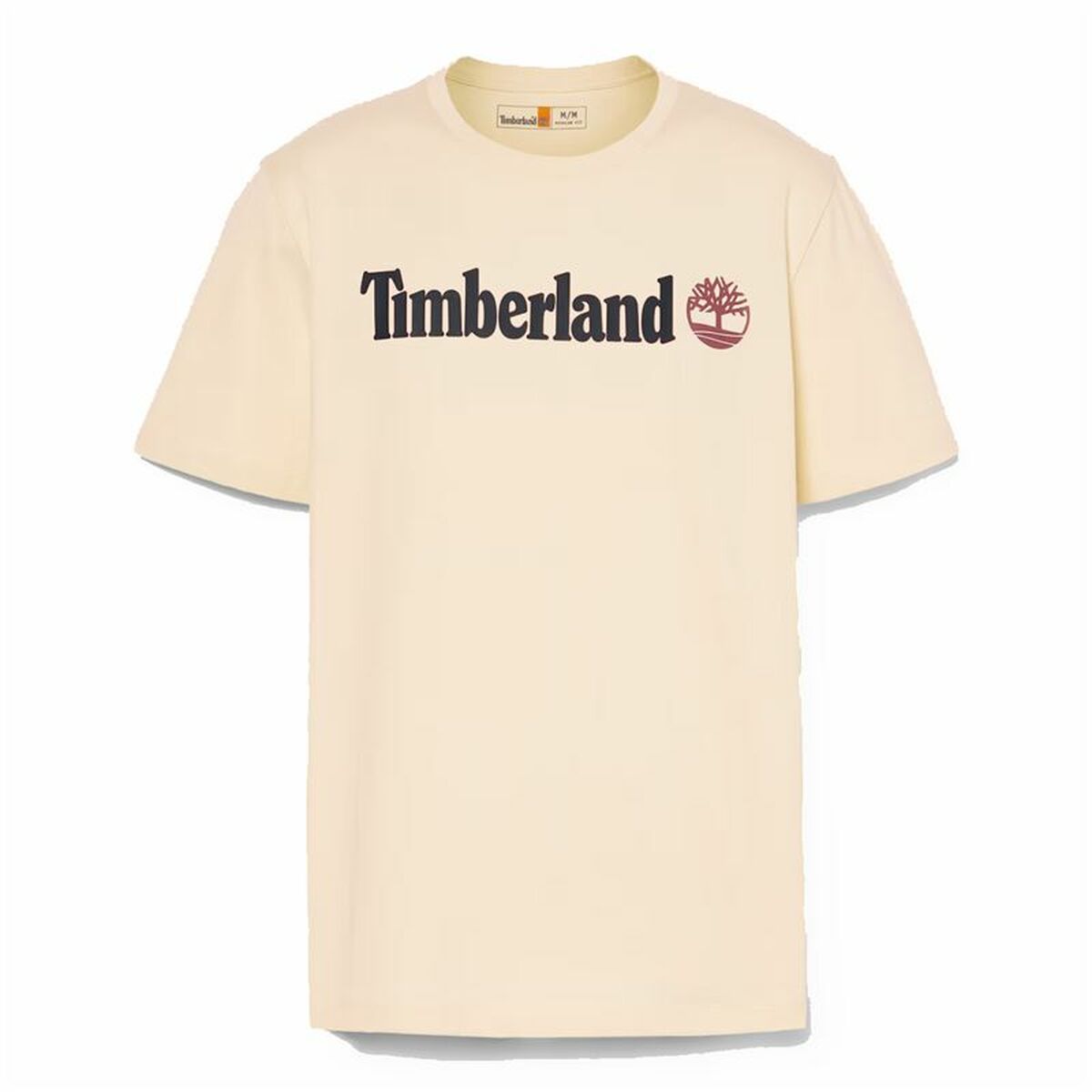 Men’s Short Sleeve T-Shirt Timberland Kennebec River Linear Logo-0