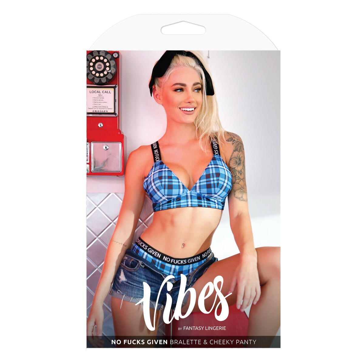 Underwear Set Fantasy Lingerie Blue (S/M)-1