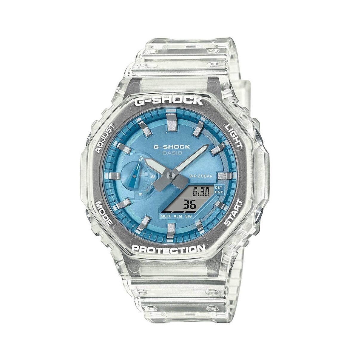 Men's Watch Casio G-Shock BRIGHT METALLIC - LIGHT BLUE (Ø 44,5 mm)-0