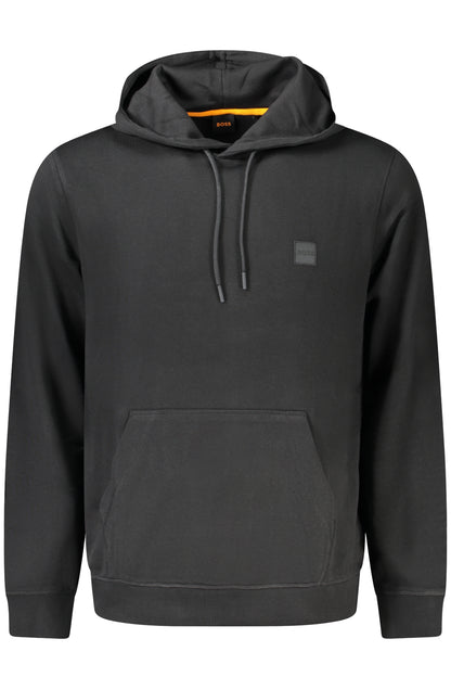 BOSS MEN'S BLACK ZIP-UP SWEATSHIRT-0
