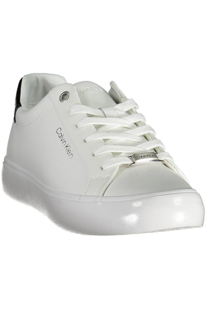 CALVIN KLEIN WHITE WOMEN'S SPORT SHOES-1