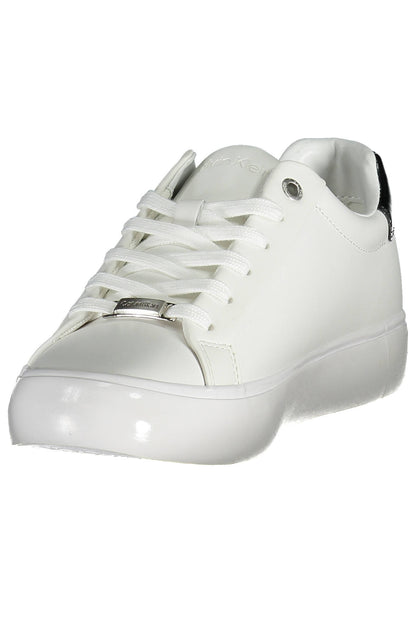 CALVIN KLEIN WHITE WOMEN'S SPORT SHOES-2