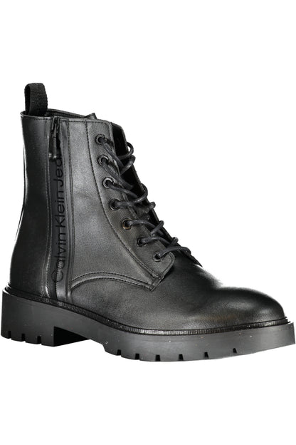 CALVIN KLEIN BLACK MEN'S BOOT FOOTWEAR-1