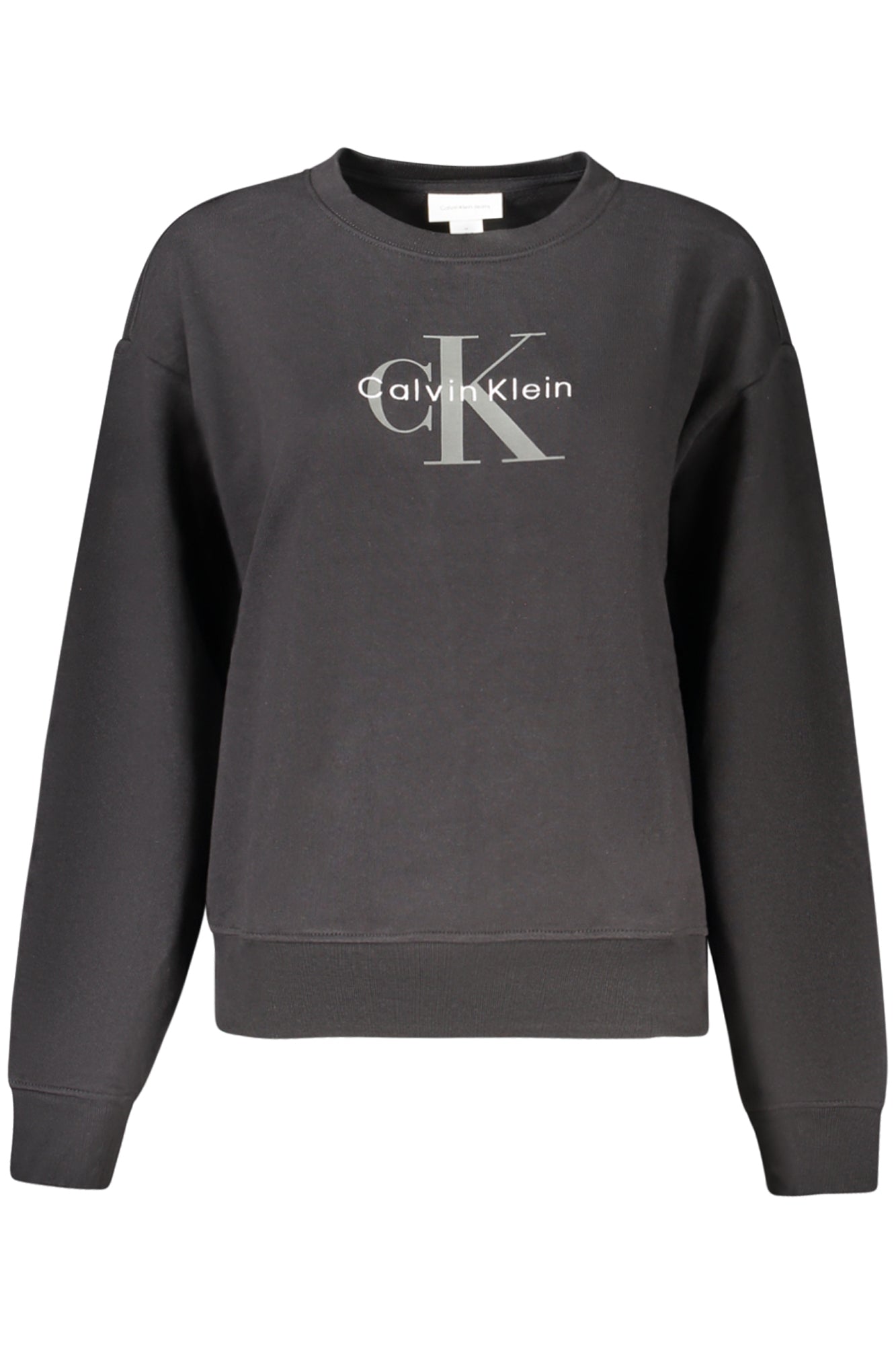 CALVIN KLEIN WOMEN'S BLACK ZIP-UP SWEATSHIRT-0