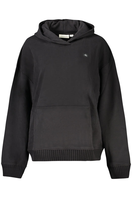 CALVIN KLEIN SWEATSHIRT WITHOUT ZIP WOMEN BLACK-0