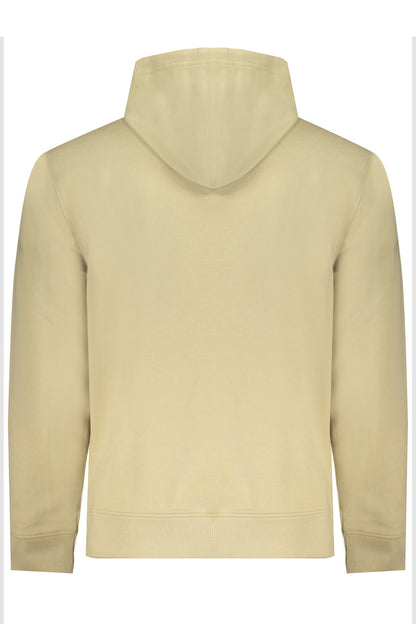 CALVIN KLEIN MEN'S BEIGE ZIPLESS SWEATSHIRT-1