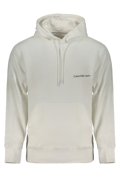 CALVIN KLEIN MEN'S WHITE ZIPLESS SWEATSHIRT-0