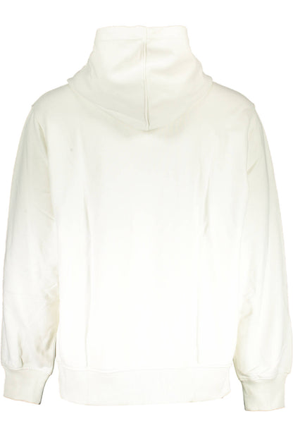 CALVIN KLEIN WHITE MEN'S SWEATSHIRT WITHOUT ZIP-1