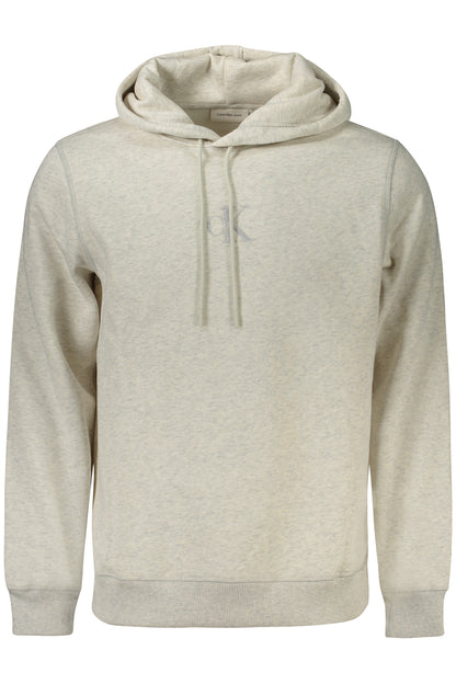 CALVIN KLEIN MEN'S ZIP-UP SWEATSHIRT GREY-0