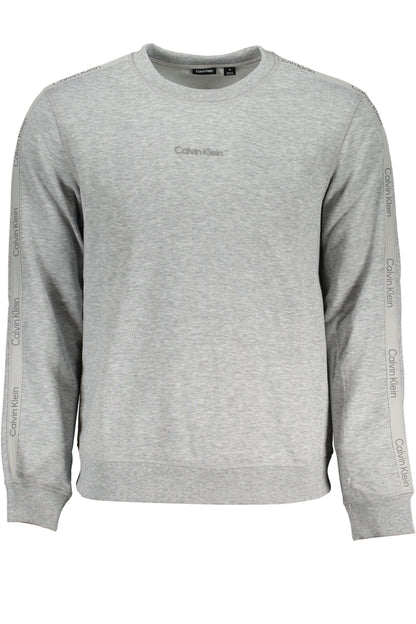 CALVIN KLEIN MEN'S GRAY ZIPLESS SWEATSHIRT-0