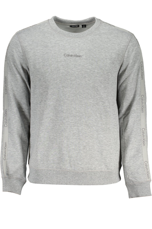 CALVIN KLEIN MEN'S GRAY ZIPLESS SWEATSHIRT-0