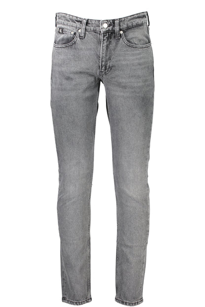 CALVIN KLEIN MEN'S GRAY DENIM JEANS-0