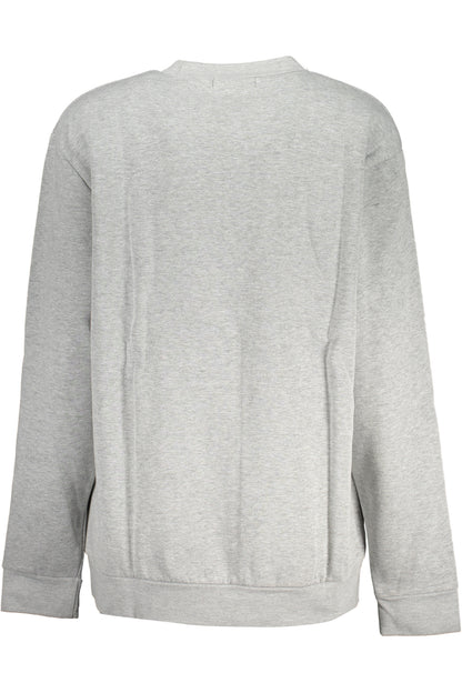 CAVALLI CLASS WOMEN'S GRAY ZIPLESS SWEATSHIRT-1