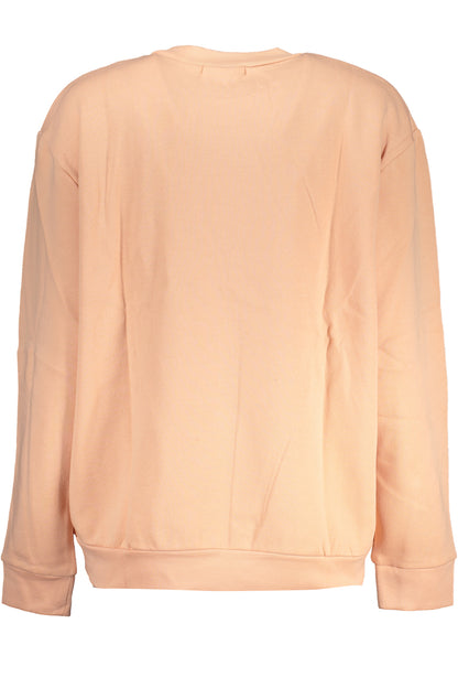 CAVALLI CLASS WOMEN'S PINK SWEATSHIRT WITHOUT ZIP-1