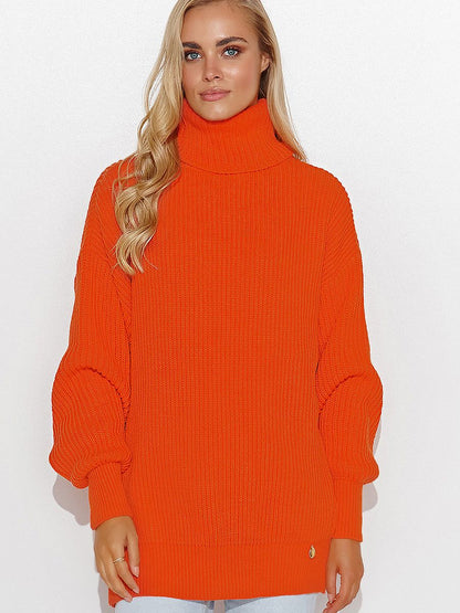Turtleneck model 185213 Makadamia-0