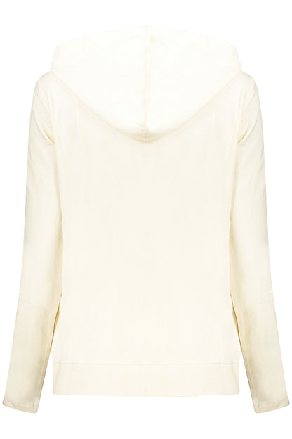 FREDDY WOMEN'S WHITE ZIP-UP SWEATSHIRT-1