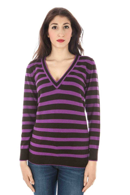 FRED PERRY WOMEN'S PURPLE SWEATER-0