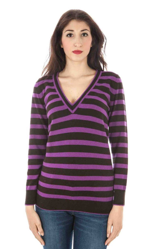 FRED PERRY WOMEN'S PURPLE SWEATER-0