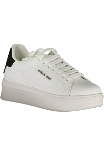 GAELLE PARIS WHITE WOMEN'S SPORTS SHOES-1
