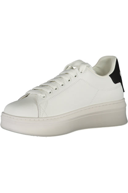 GAELLE PARIS WHITE WOMEN'S SPORTS SHOES-2