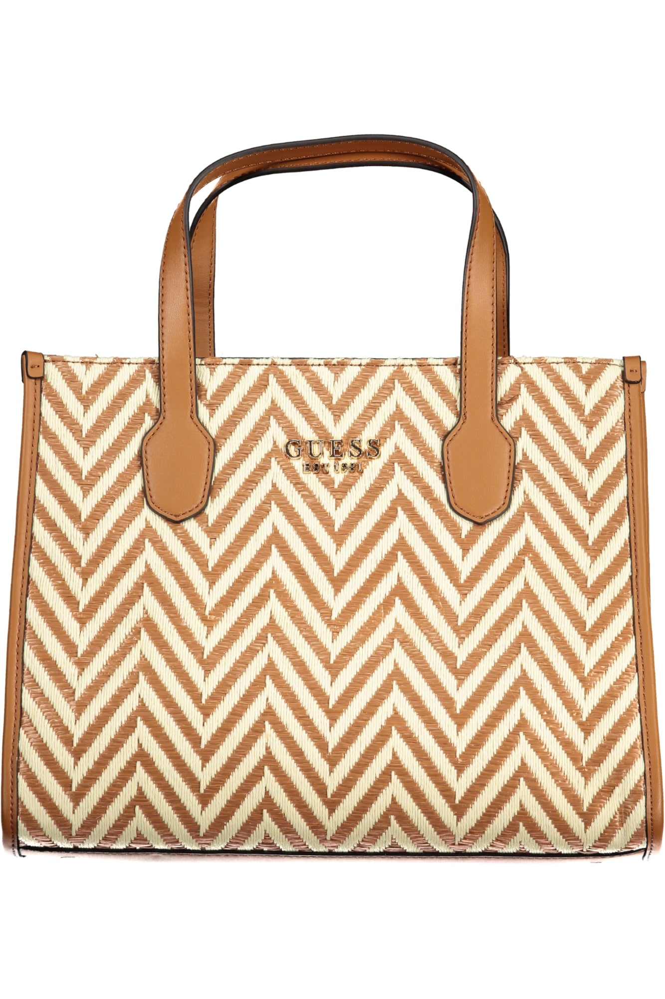 GUESS JEANS BROWN WOMEN'S BAG-0