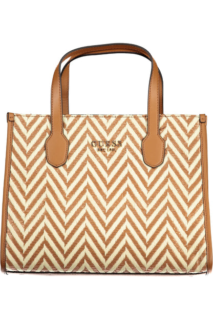 GUESS JEANS BROWN WOMEN'S BAG-0