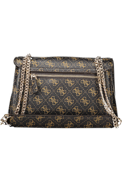 GUESS JEANS WOMEN'S BROWN BAG-1